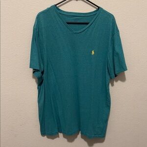 Polo by Ralph Lauren Men's Teal Short Sleeve Tee